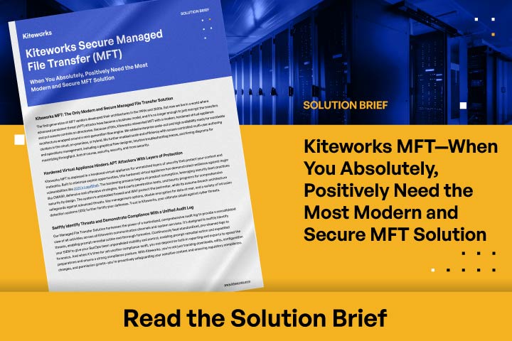 Kiteworks Secure Managed File Transfer (MFT)