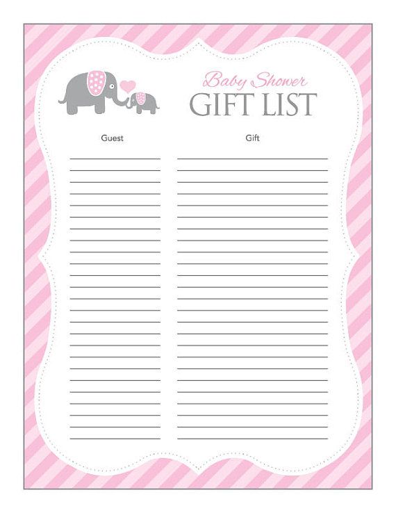 24 Helpful Baby Shower Checklists | KittyBabyLove.com