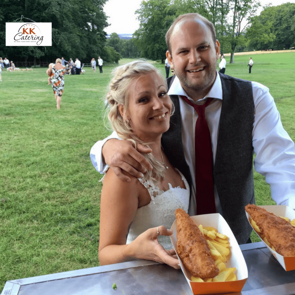 getting married on a bright summers saturday would effect the price of how much a fish and chip van will cost you