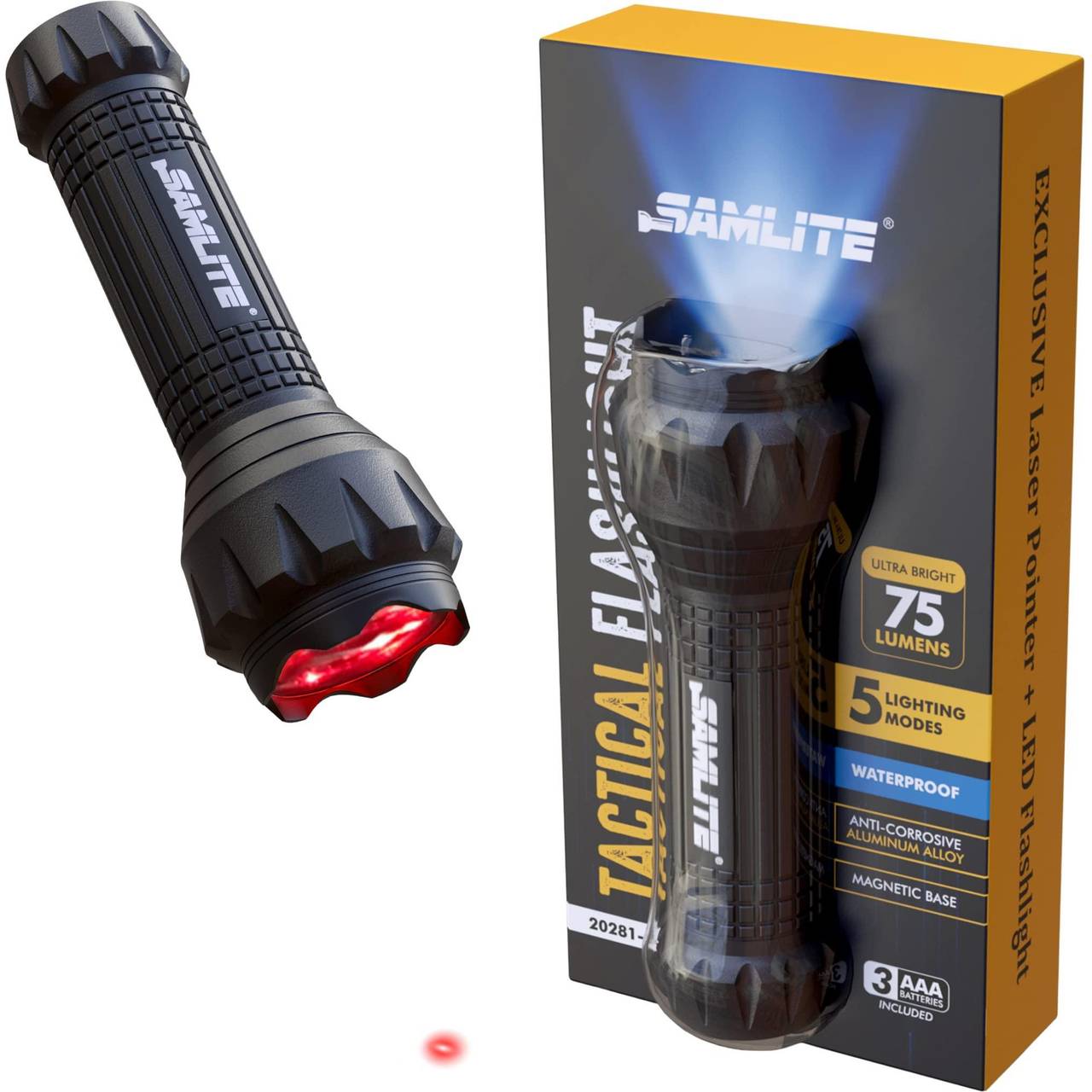 Tactical Flashlight with 5 • See best prices today