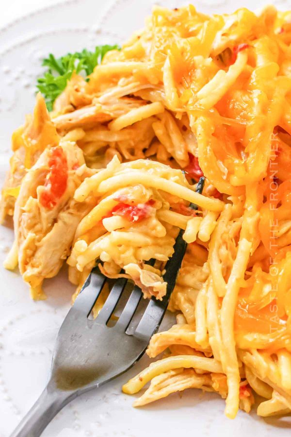 Rotel Chicken Spaghetti