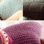 Three variety free knit pillow patterns