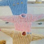 Child's Vintage Cabled Sweater Free Knitting Pattern