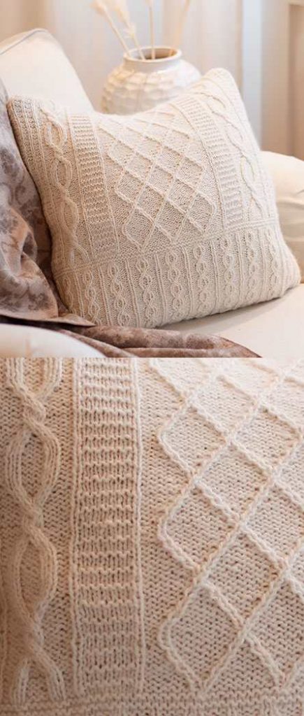 Free Cable Knit Pillow Patterns