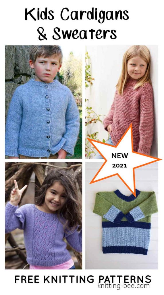 Free Knitting Patterns for Kids Cardigans and Sweaters for 2021