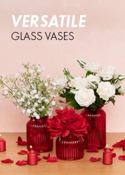 vday 2025 glass vases