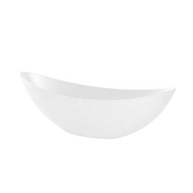 Decorative Trays - Large Oval Bowl White (39x12x13cmH)