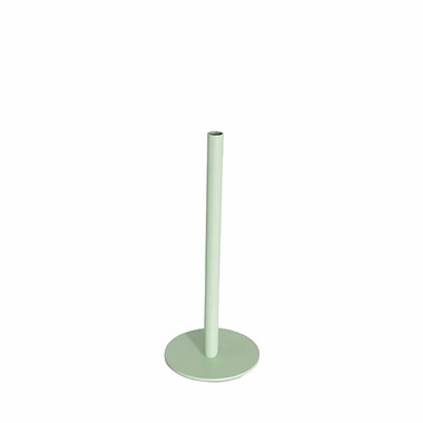 Metal Vase - Single Metal Tube Vase Sage Green (8cmDx18cmH)