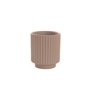 Trend Ceramic Pots - Ceramic Mykonos Muse Vase Matte Nude (8x8x9cmH)