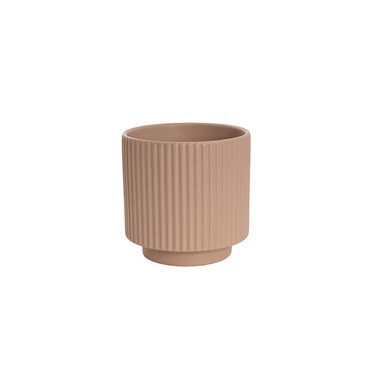 Trend Ceramic Pots - Ceramic Mykonos Muse Vase Matte Nude (11.5x11.5cmH)