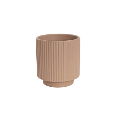 Trend Ceramic Pots - Ceramic Mykonos Muse Vase Matte Nude (14x14x14cmH)