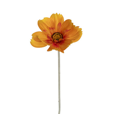 Artificial Cosmos - Queen Cosmos Stem Orange Yellow (12cmDx56cmH)