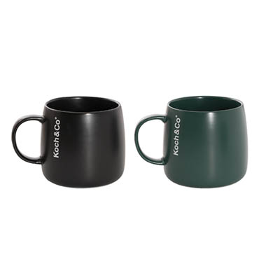 Mugs - Koch & Co Edition Mug S2 Green & Black (8.5cmDx9cmHx12.5cmW)