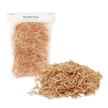 Shredded Paper - Premium Shredded Paper Filler Crinkle Cut Brown 150gram Bag