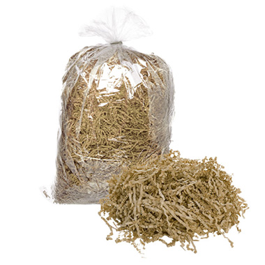 Shredded Paper - Premium Shredded Paper Fill Crinkle Cut Brown Kraft 1kg Bag