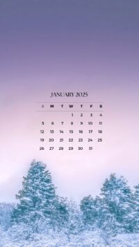 January 2025 Wallpaper 5