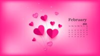 February 2025 Calendar Wallpaper 2