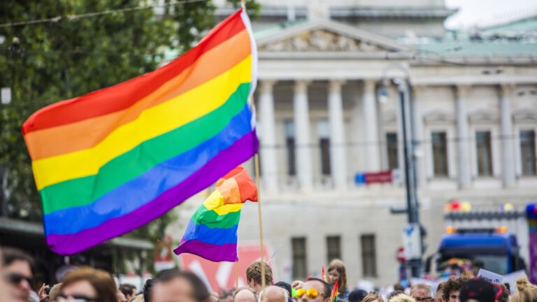 Une Pride à Vienne, en Autriche, en 2017