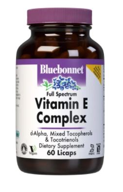 Bluebonnet Kosher Full Spectrum Vitamin E Complex 60 Licaps ...