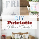 DIY Patriotic Pillow Tutorial