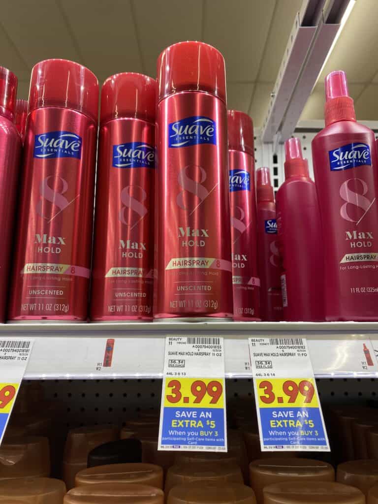 suave hair care kroger shelf image (1)