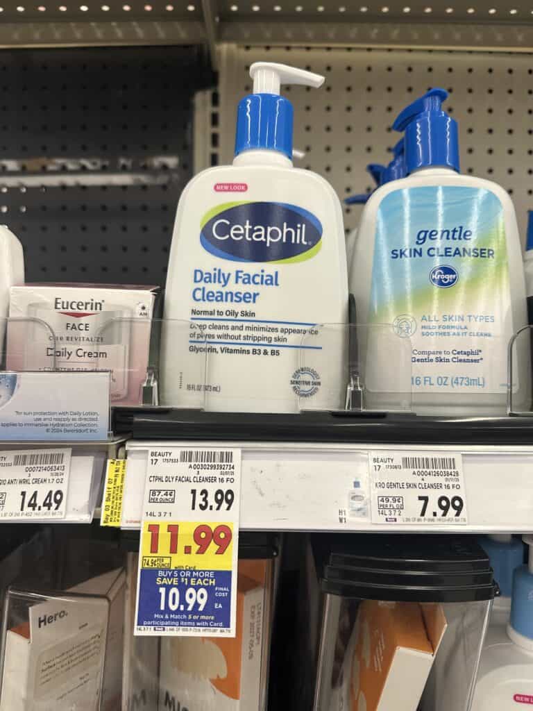 cetaphil kroger shelf image (2)