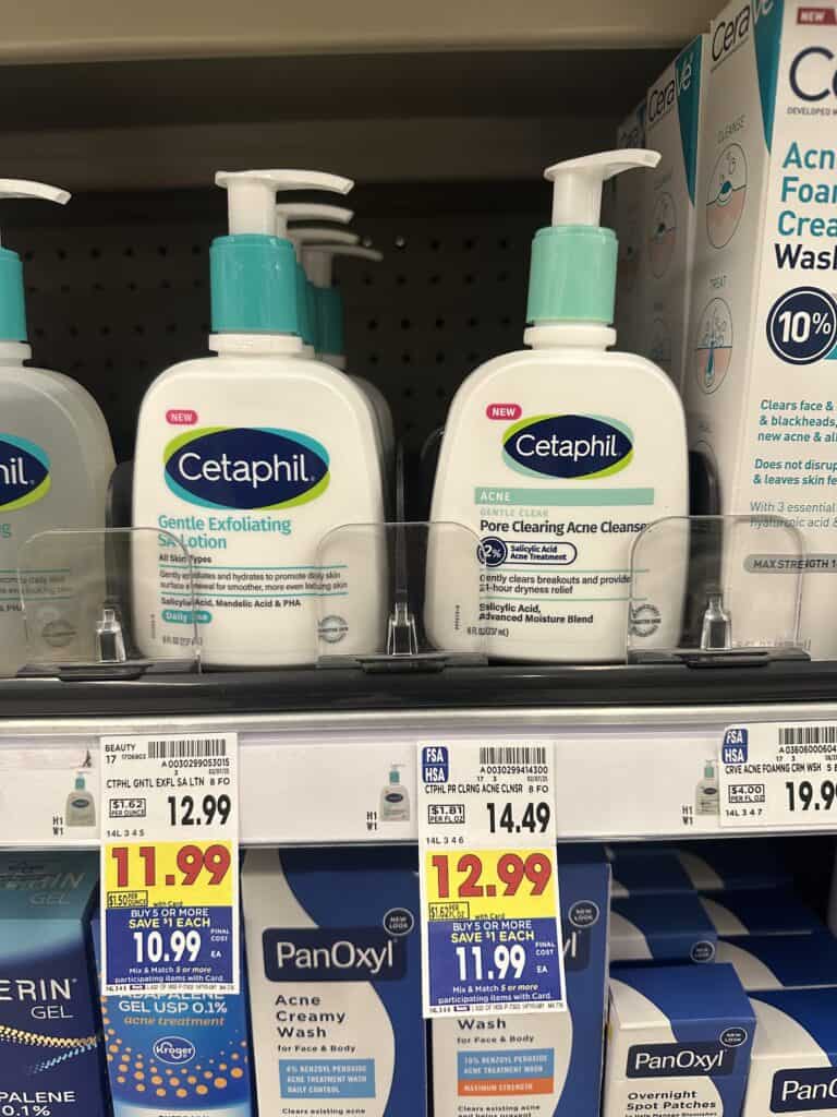 cetaphil kroger shelf image (2)