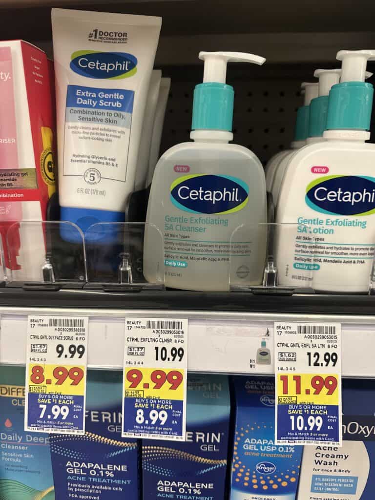 cetaphil kroger shelf image (2)