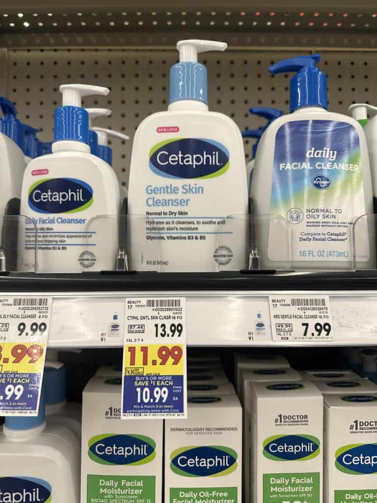 cetaphil kroger shelf image (2)