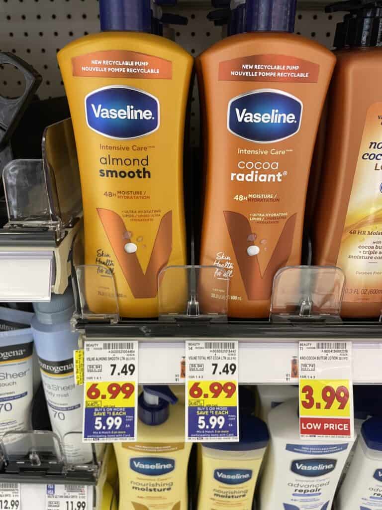 vaseline lotions kroger shelf image (2)