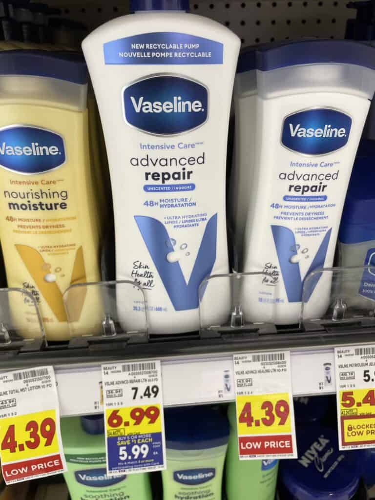 vaseline lotions kroger shelf image (2)