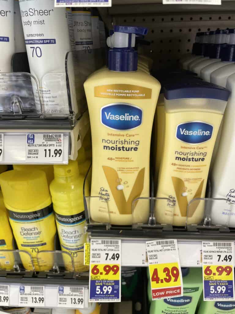 vaseline lotions kroger shelf image (2)