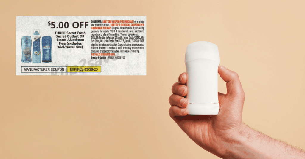 secret deodorant insert