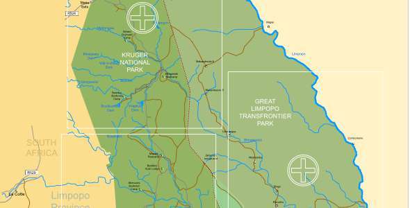 Kruger Park Map