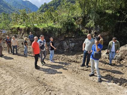 Trabzon'da Taşkın ve Heyelan Olaylarından Etkilenen Bölgelerde İncelemelerde Bulunduk