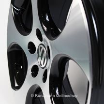 Volkswagen 17 inch Detroit 5-arm-design rims set | Polo 6R | Polo-6R-Detroit-17-poliert