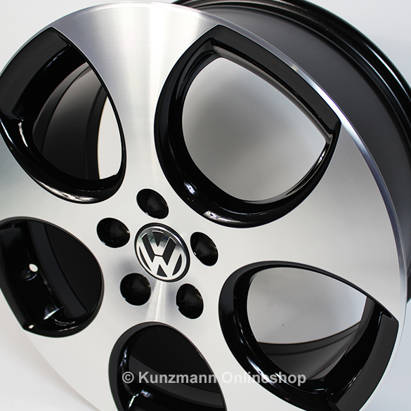 Volkswagen 17 inch Detroit 5-arm-design rims set | Polo 6R | Polo-6R-Detroit-17-poliert