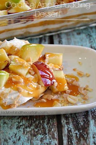 Caramel Apple Pudding Dessert