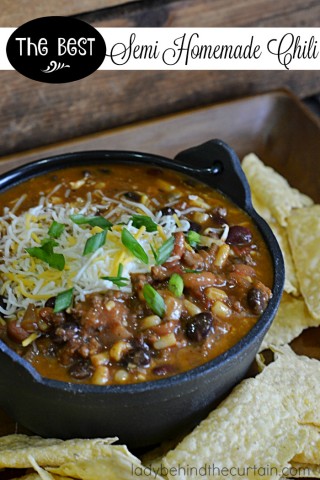 The Best Semi Homemade Chili