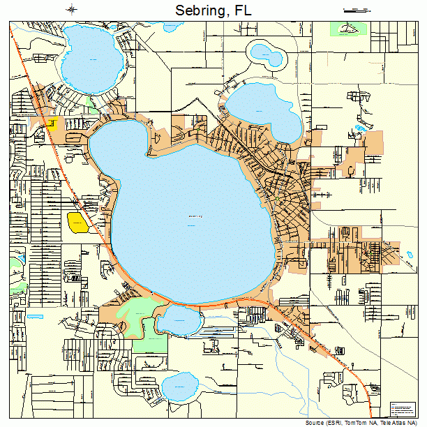 Sebring Florida Zip Code Map - United States Map