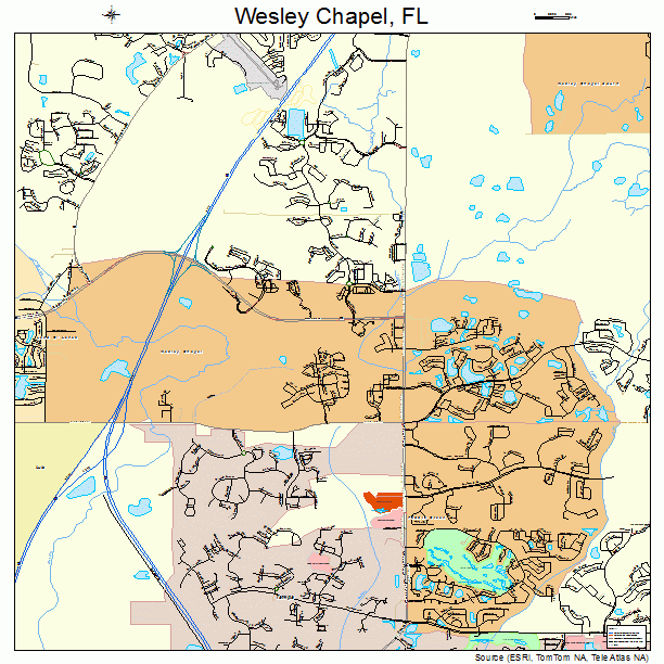 Zip Code Map Wesley Chapel Fl - United States Map