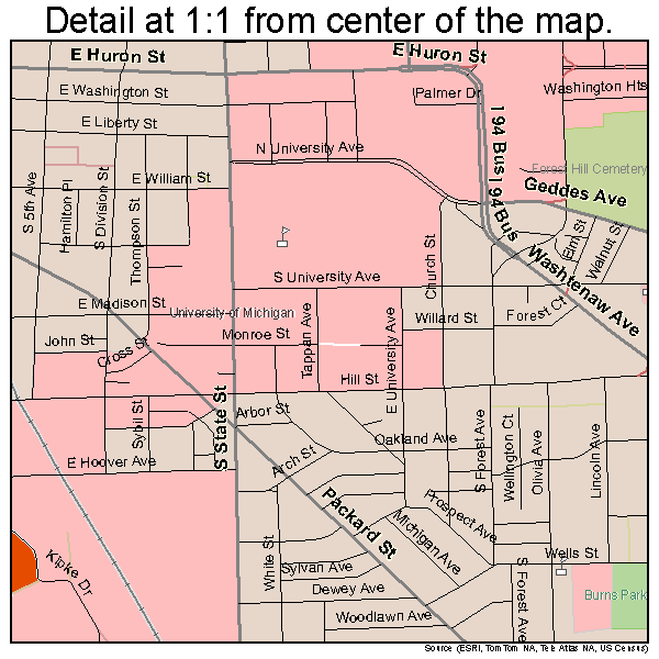 List 102+ Pictures Where Is Ann Arbor Michigan On The Map Completed