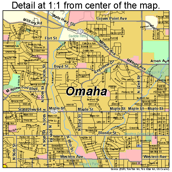 Printable Map Of Omaha Ne - Printable Word Searches