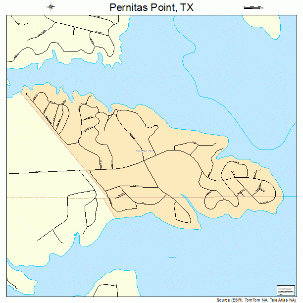 Pernitas Point, TX street map