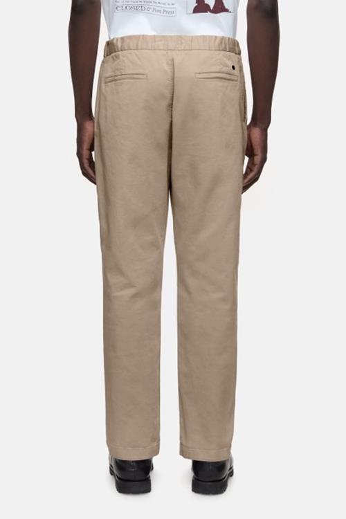 VIGO TAPERED COTTON TROUSERS NATURAL