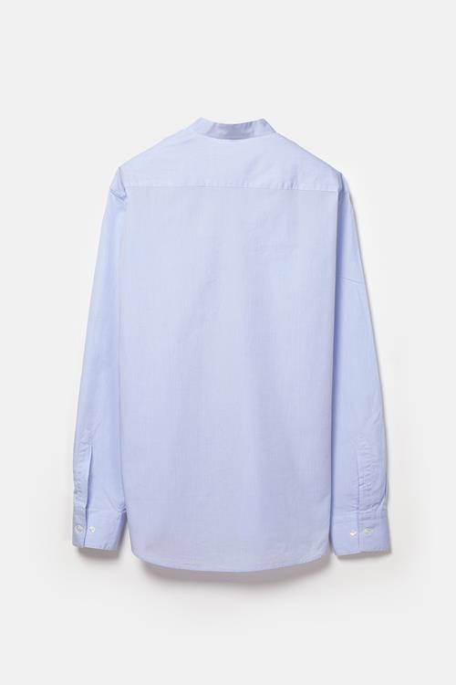 MAO POPLIN CELESTE SHIRT