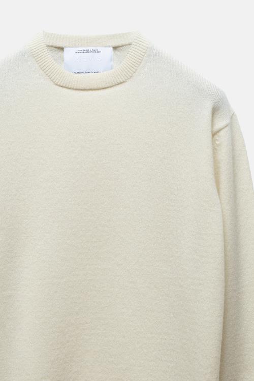 SIRIUS BLEND CASHMERE OFF WHITE PULLOVER