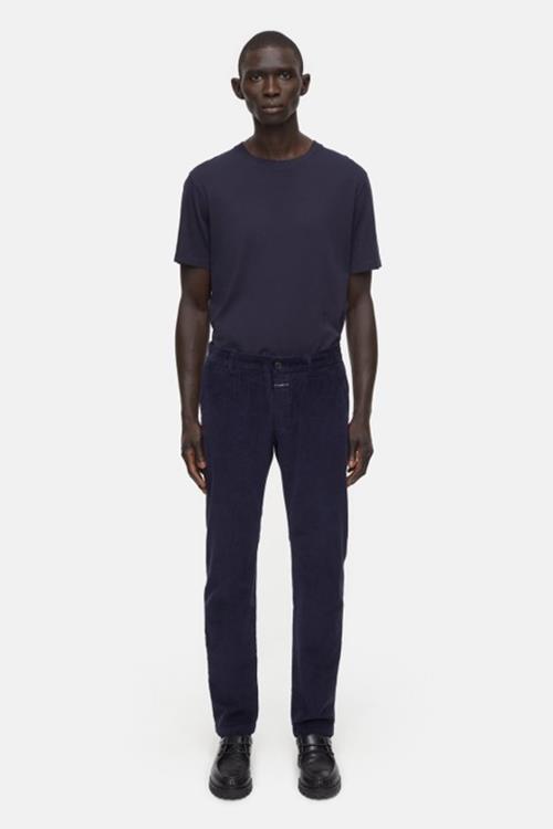 CLIFTON SLIM CORDUROY NAVY TROUSERS