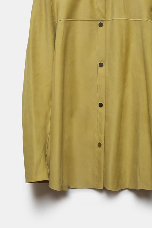 RANDA SUEDE OVERSHIRT YELLOW