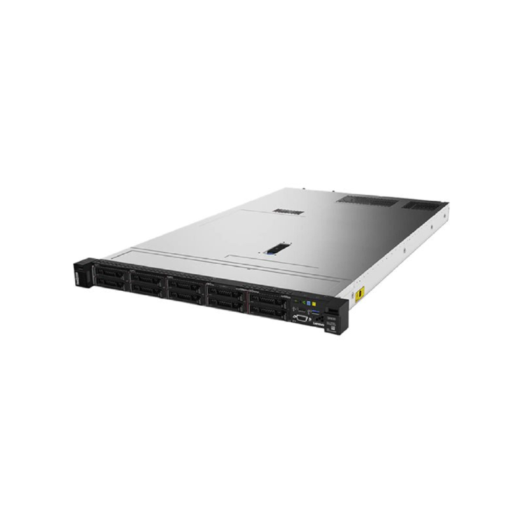 Lenovo ThinkSystem SR630 7X02 - Server - rack-mountable - 1U - 2-way - 1 x Xeon Silver 4208 / 2.1 GHz - RAM 32 GB - SAS - hot-swap 2.5" bays - no HDD - G200e - no OS 